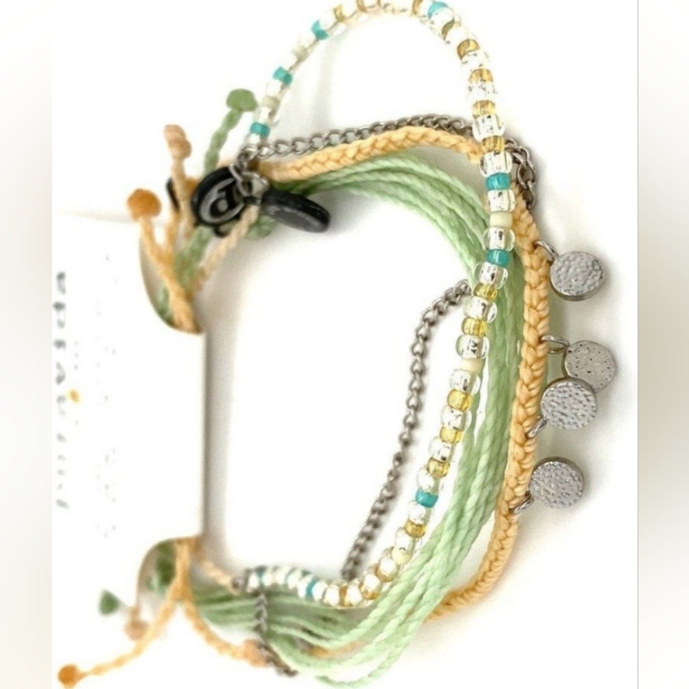 New Pura Vida Discs Pack Bracelet